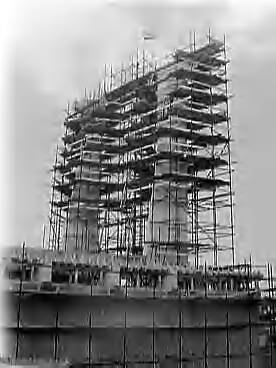 Fotocollectie Anefo — Bouw Fonteinkerk in Voorburg — Foto: Behrens, Herbert F. / Anefo. Licentie: Set B: Rechtenvrij / Publiek Domein. Bron: Nationaal Archief. http://hdl.handle.net/10648/a9692b32-d0b4-102d-bcf8-003048976d84