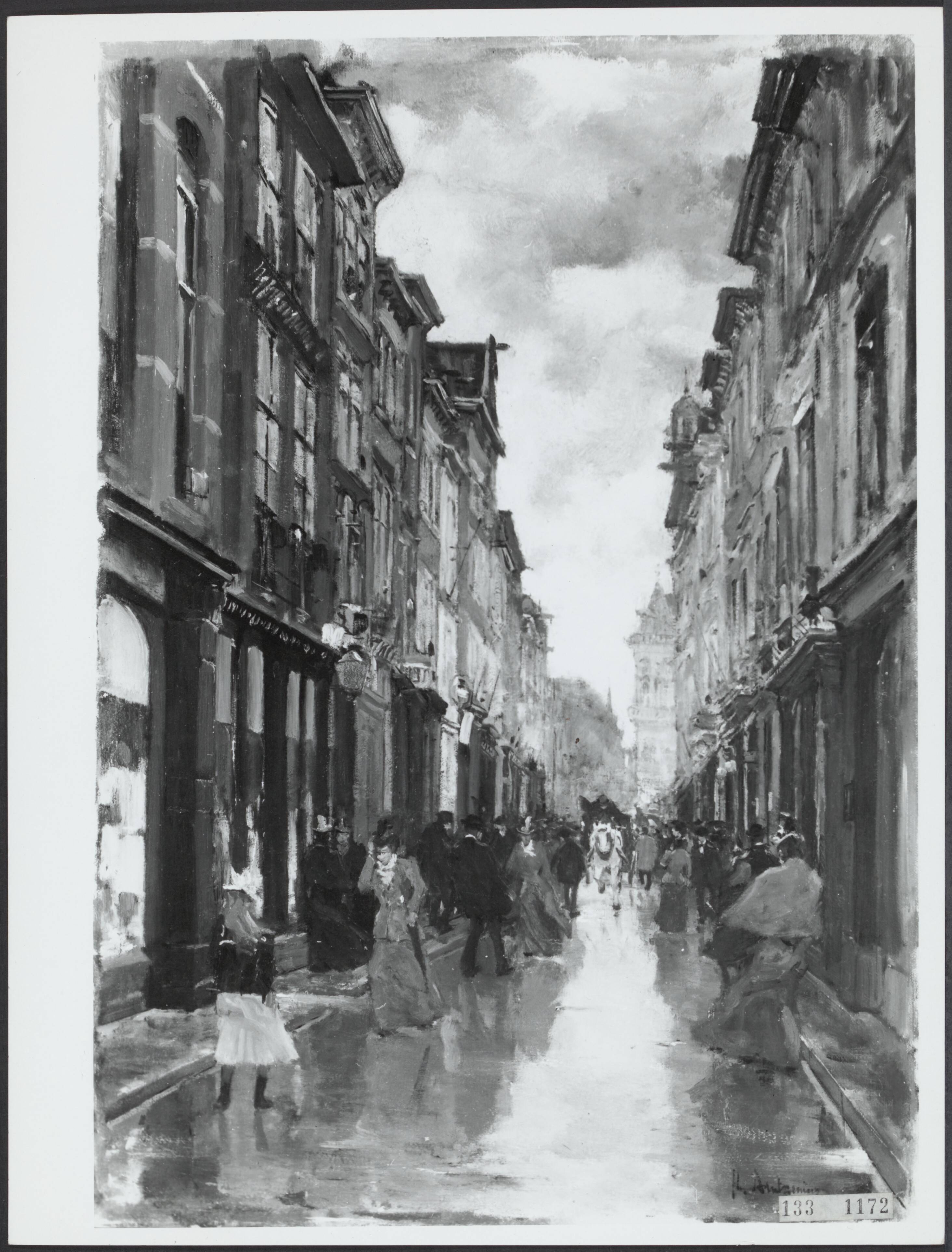 Fotocollectie Rijksvoorlichtingsdienst Eigen — Floris Arntzenius (1864-1926): 'Spuistraat' . Den Haag, Gemeentemuseum — Foto: Gemeentemuseum Den Haag. Licentie: Set B: Rechtenvrij / Publiek Domein. Bron: Nationaal Archief. http://hdl.handle.net/10648/af587b1a-d0b4-102d-bcf8-003048976d84