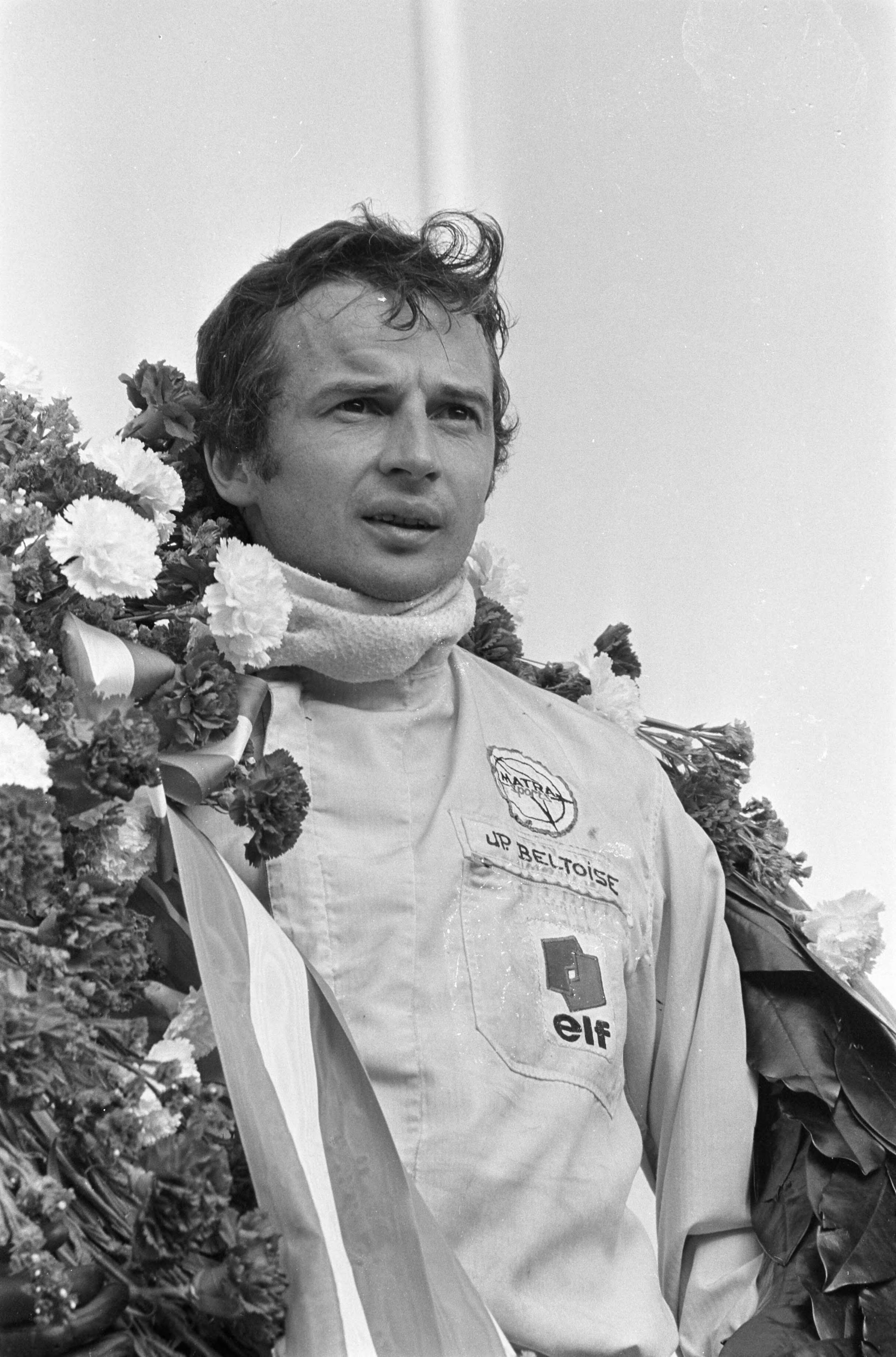 huldiging van de formule 1-coureur Jean Pierre Beltoise — Noord-Holland|Zandvoort|autoraces |huldigingen |portretten|Beltoise, Jean Pierre — Foto: Fotograaf Onbekend / Anefo. Licentie: Set B: Rechtenvrij / Publiek Domein. Bron: Nationaal Archief. http://hdl.handle.net/10648/ab48da88-d0b4-102d-bcf8-003048976d84