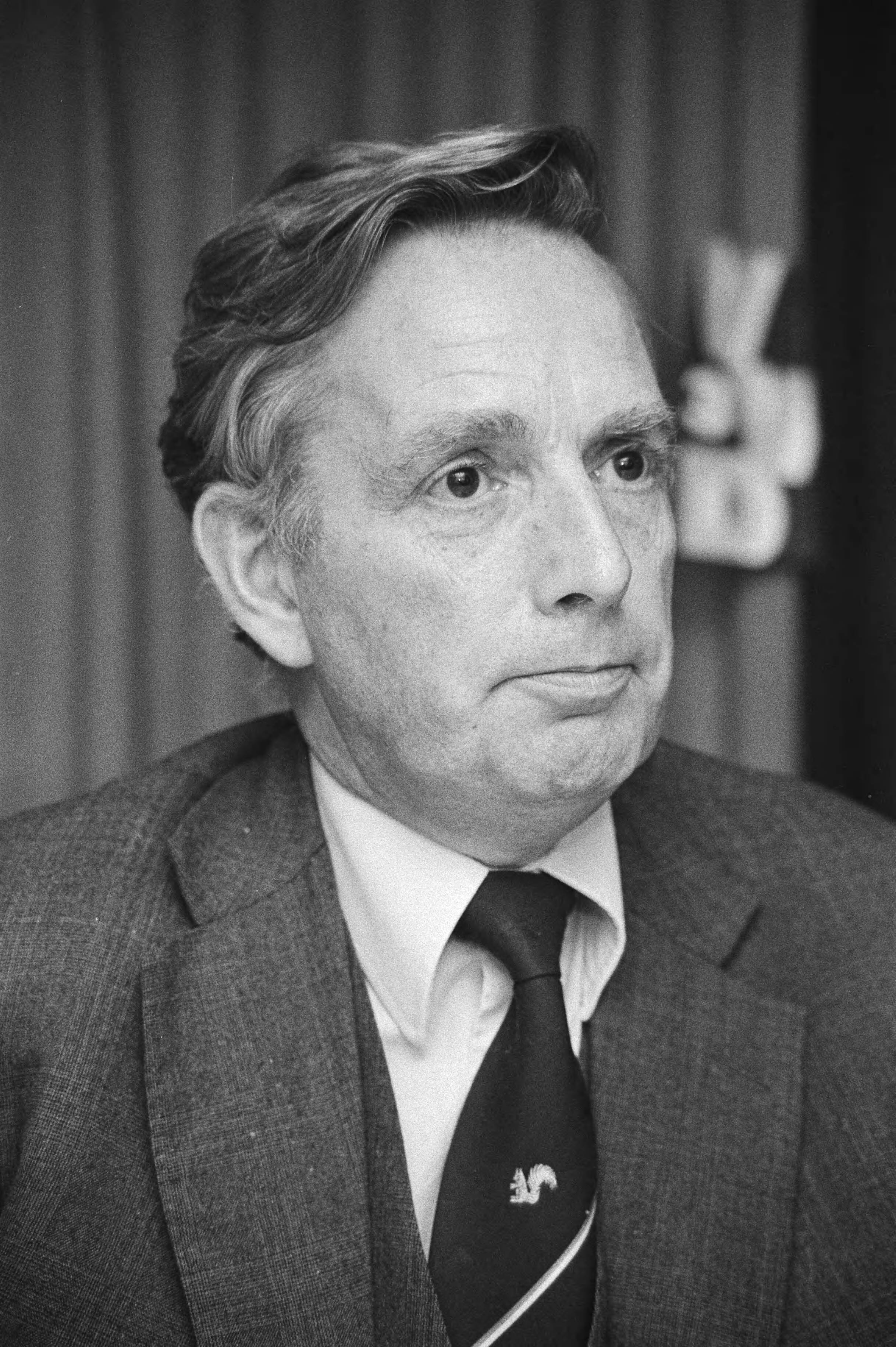 Fotocollectie Anefo — Persconferentie Den Haag , Nieuwspoort verkiezingsprogra VVD, voorzitter Korthals Altes (kop) — Foto: Dijk, Hans van / Anefo. Licentie: Set B: Rechtenvrij / Publiek Domein. Bron: Nationaal Archief. http://hdl.handle.net/10648/ace996ac-d0b4-102d-bcf8-003048976d84