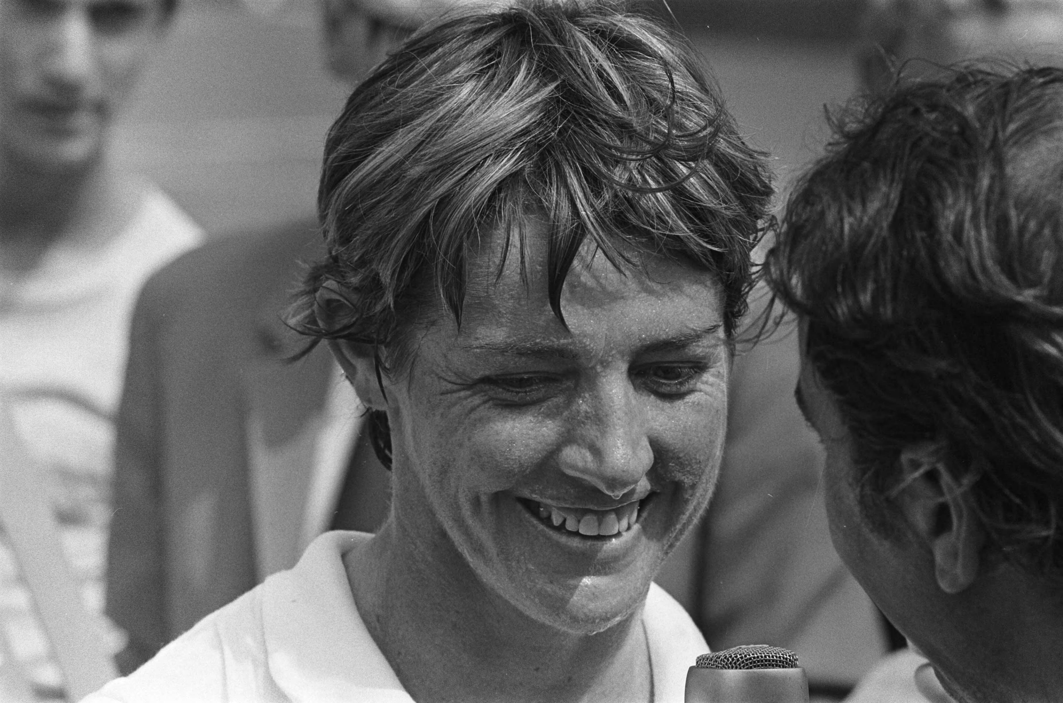 Fotocollectie Anefo — Internationaal tennistoernooi in Hilversum ( t Melkhuisje Margaret Court , kop — Foto: Koch, Eric / Anefo. Licentie: Set B: Rechtenvrij / Publiek Domein. Bron: Nationaal Archief. http://hdl.handle.net/10648/ab9e79e8-d0b4-102d-bcf8-003048976d84