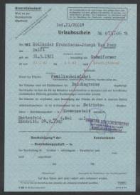 Franciscus Joseph Van Rooy