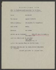 Agnes Lisbeth Moosdorf