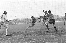 Telstar tegen Feyenoord 1-3, Posthumus (links) scoort 1-2