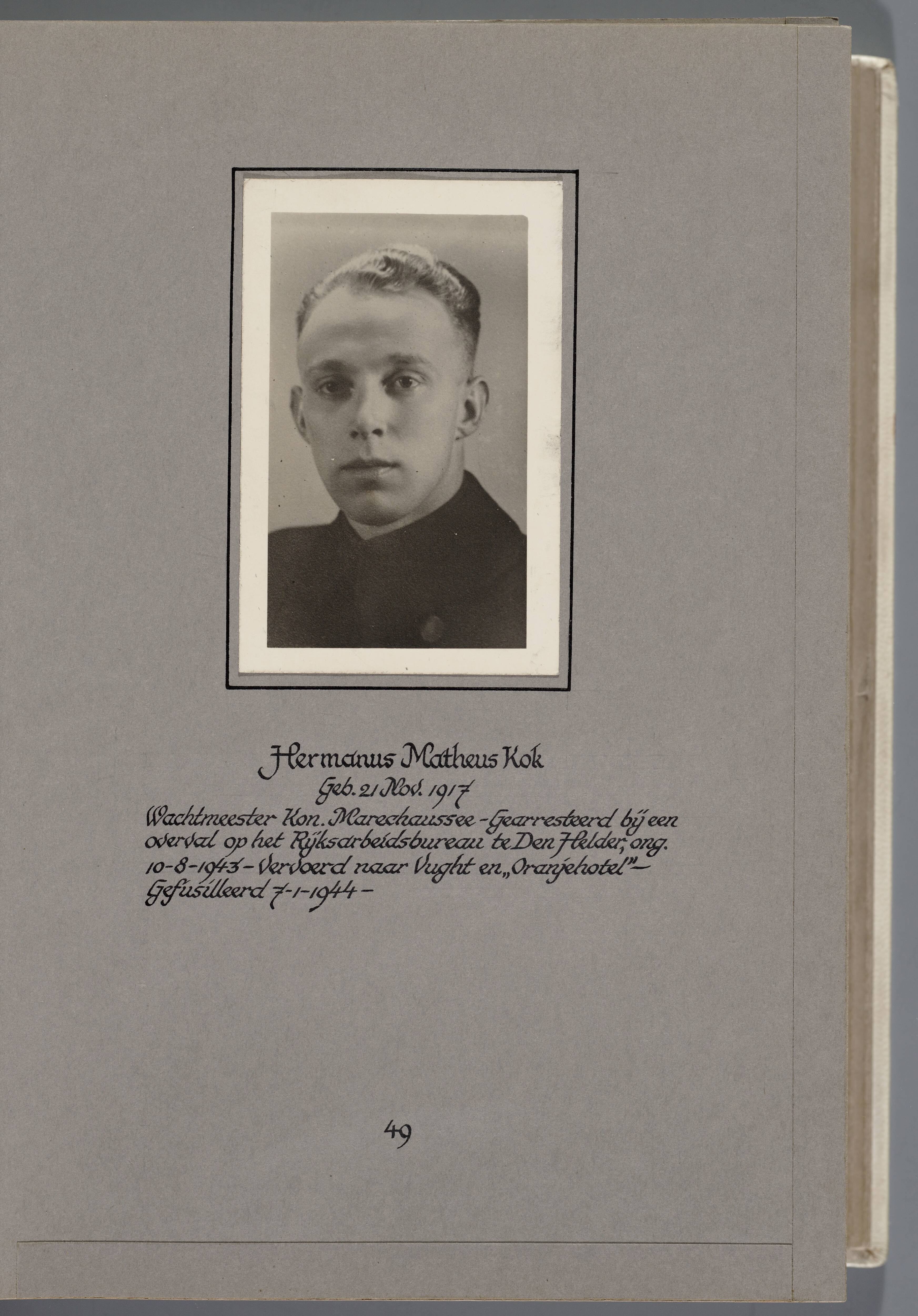 Stichting Oranjehotel: Doodenboeken Timotheus Josephus Verschuur