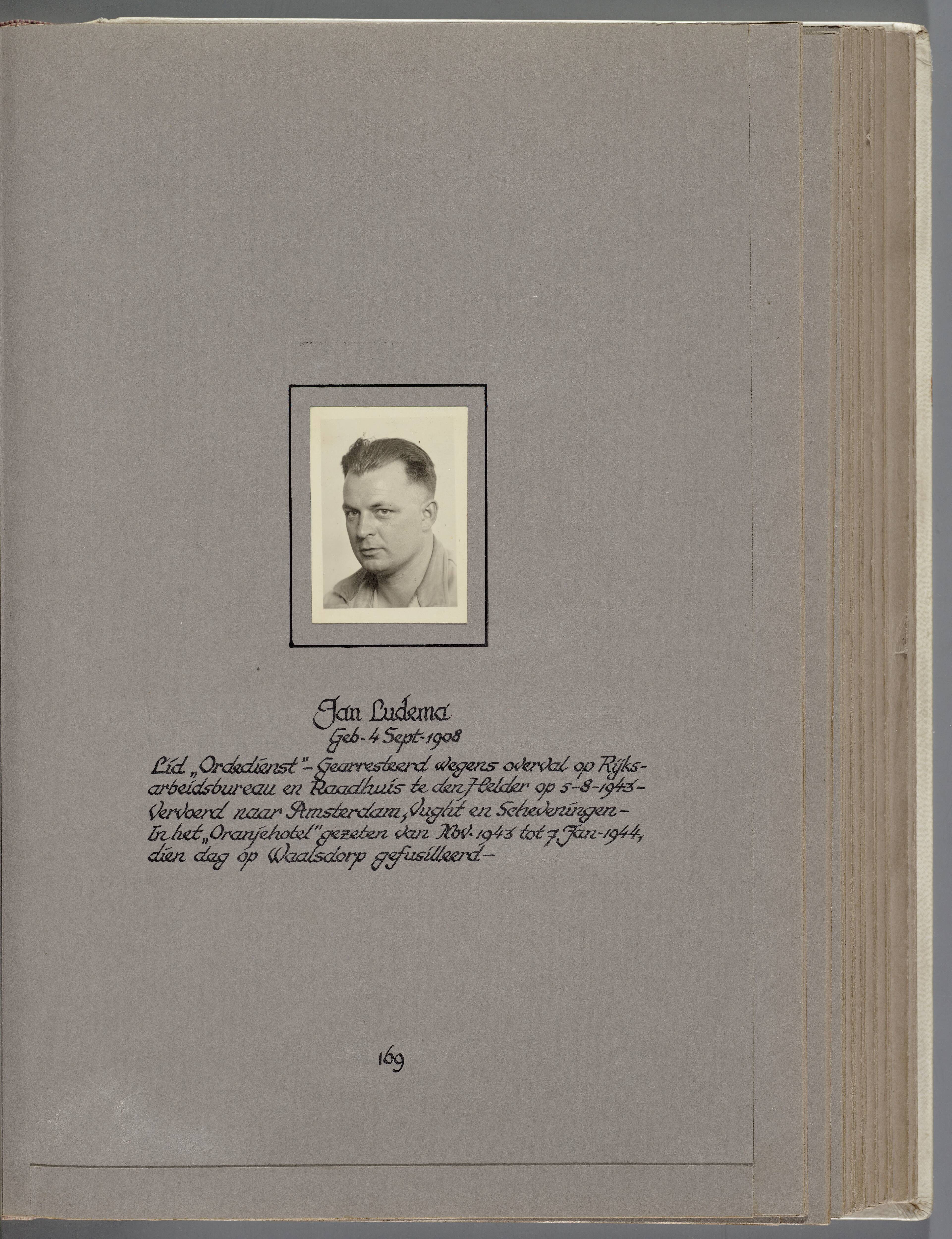 Stichting Oranjehotel: Doodenboeken Jan Ludema